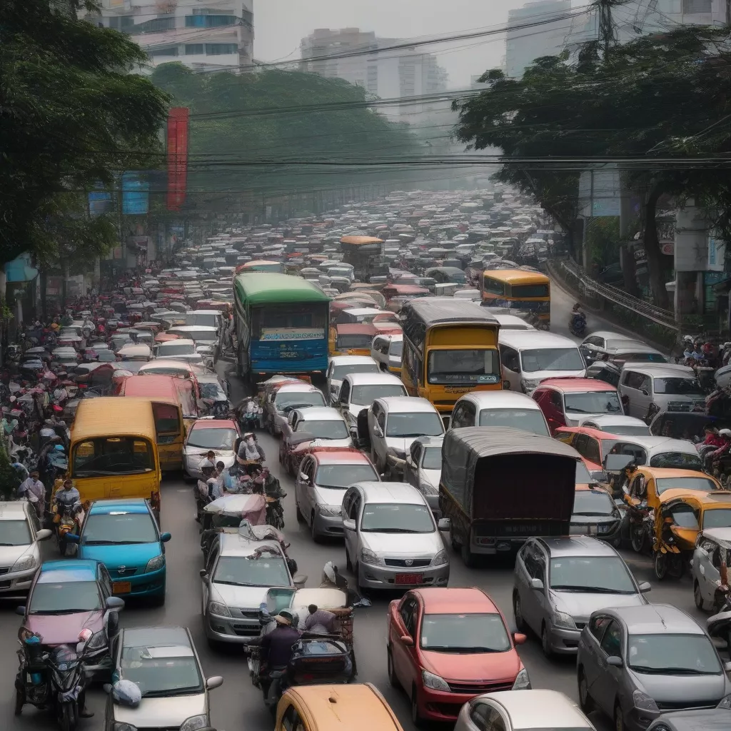 Ùn tắc giao thông tại Hà Nội