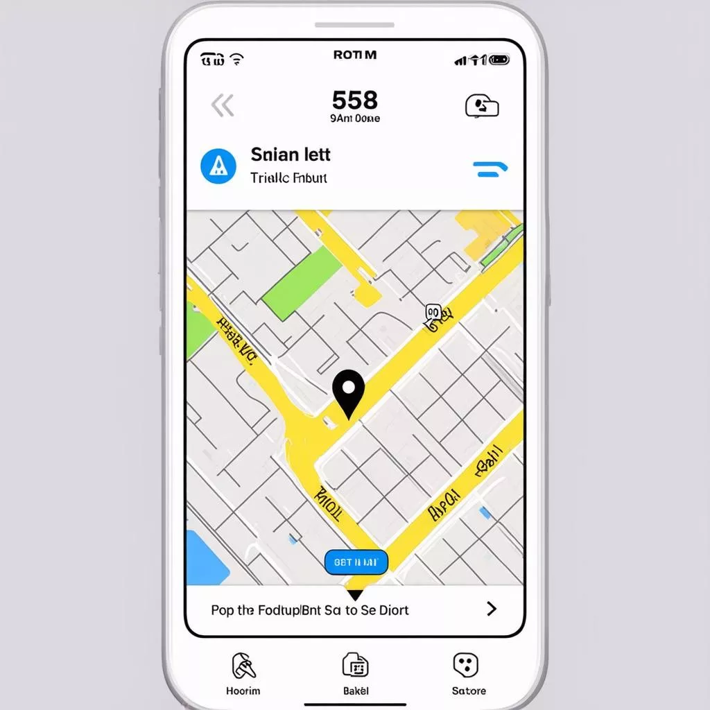 Parking lot finder app