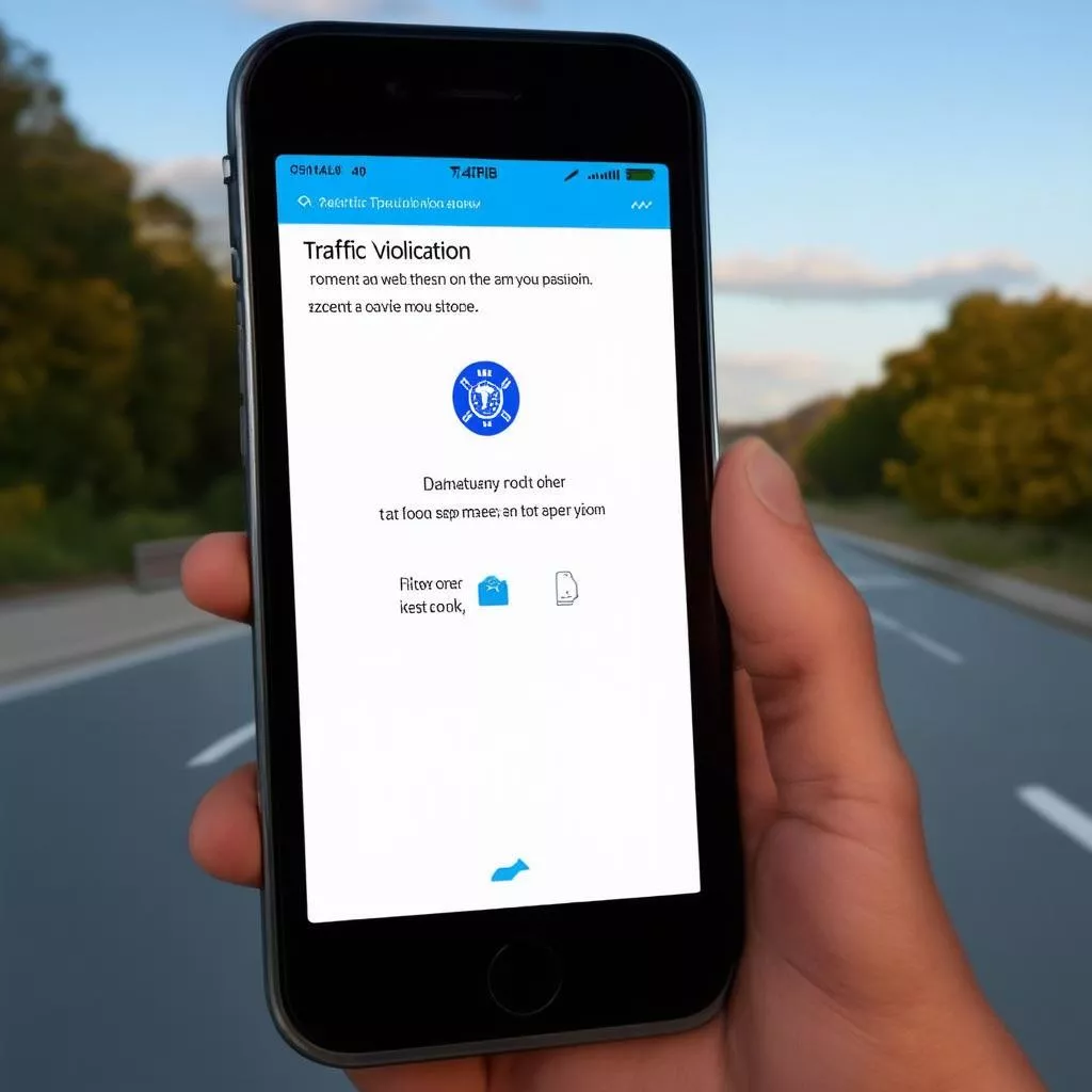 Ứng dụng tra cứu phạt nguội