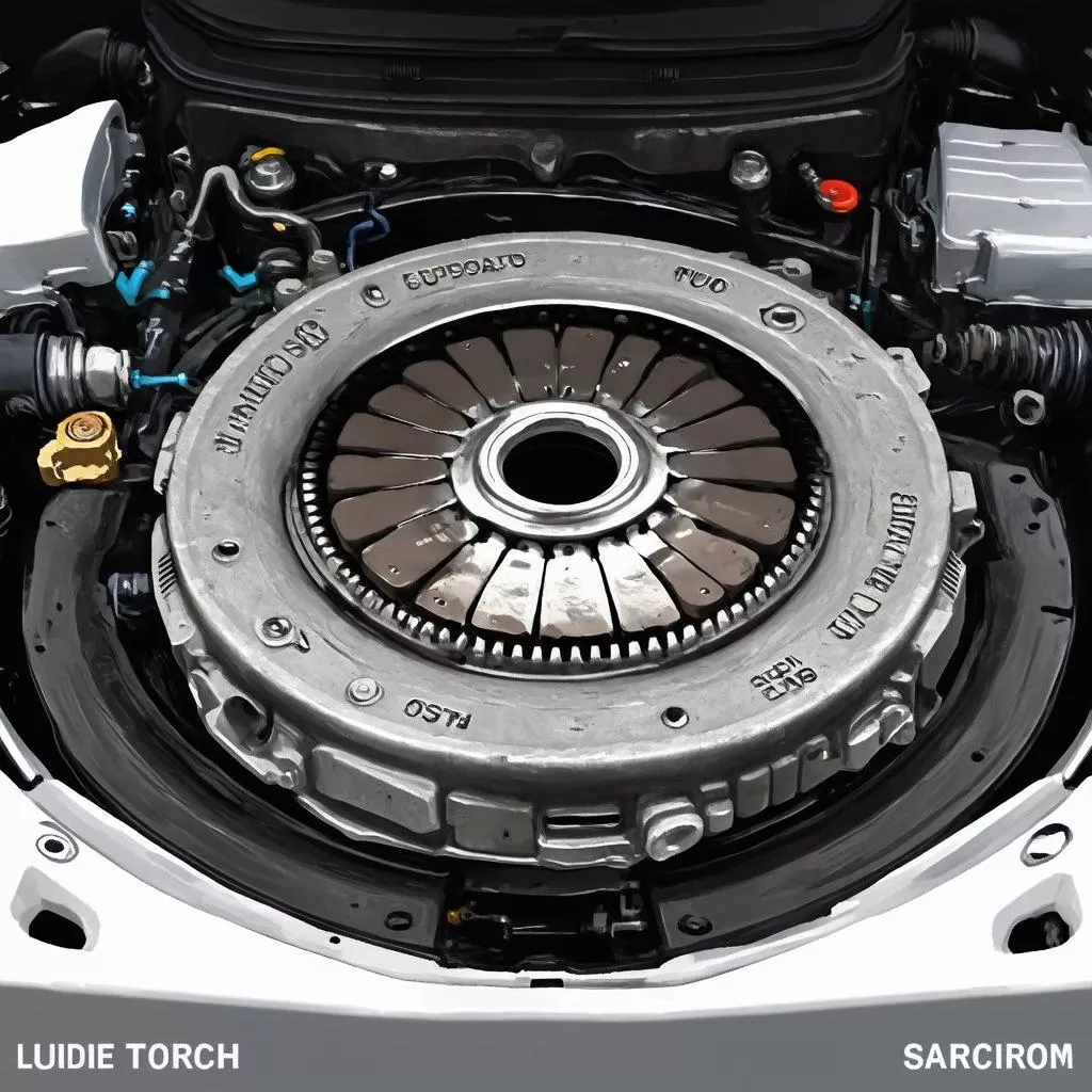 Hình ảnh minh họa vai trò của côn xe ô tô