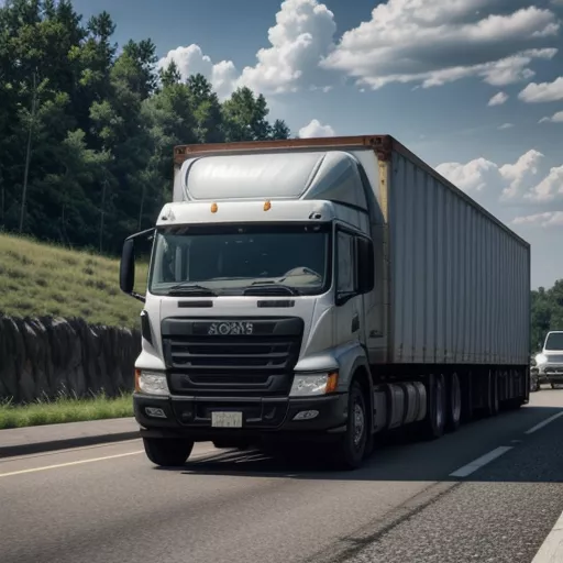 Gütertransport mit LKW