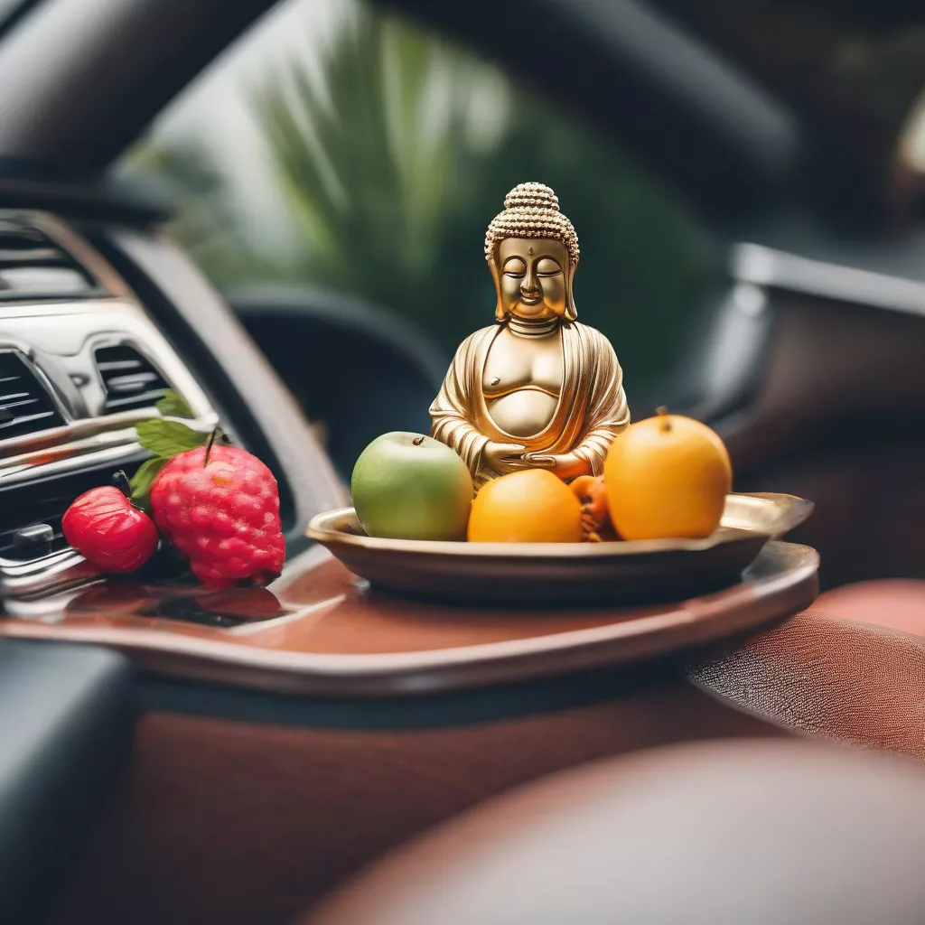 Vật phẩm phong thủy trên xe ô tô