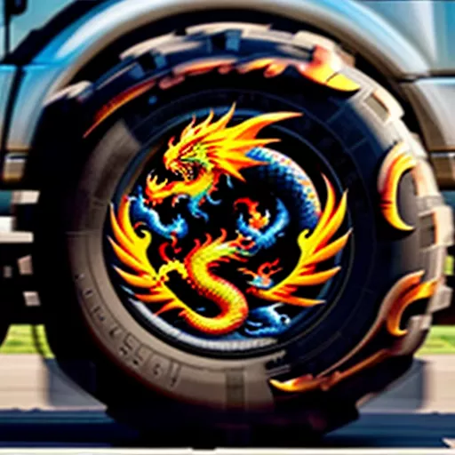 Vẽ Lốp Xe: Nghệ Thuật Hay Chiêu Trò Mê Tín Trên Những Chuyến Xe Tải Bôn Ba?