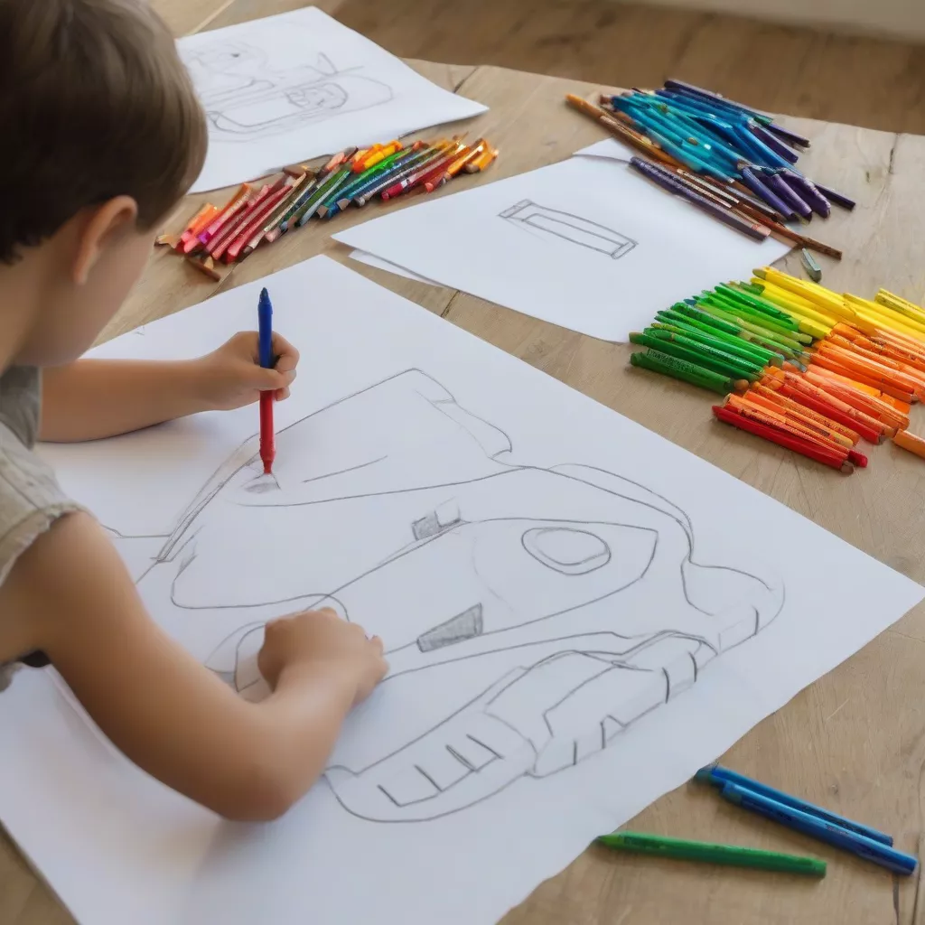 Drawing Trucks: Unleashing Creativity in Children