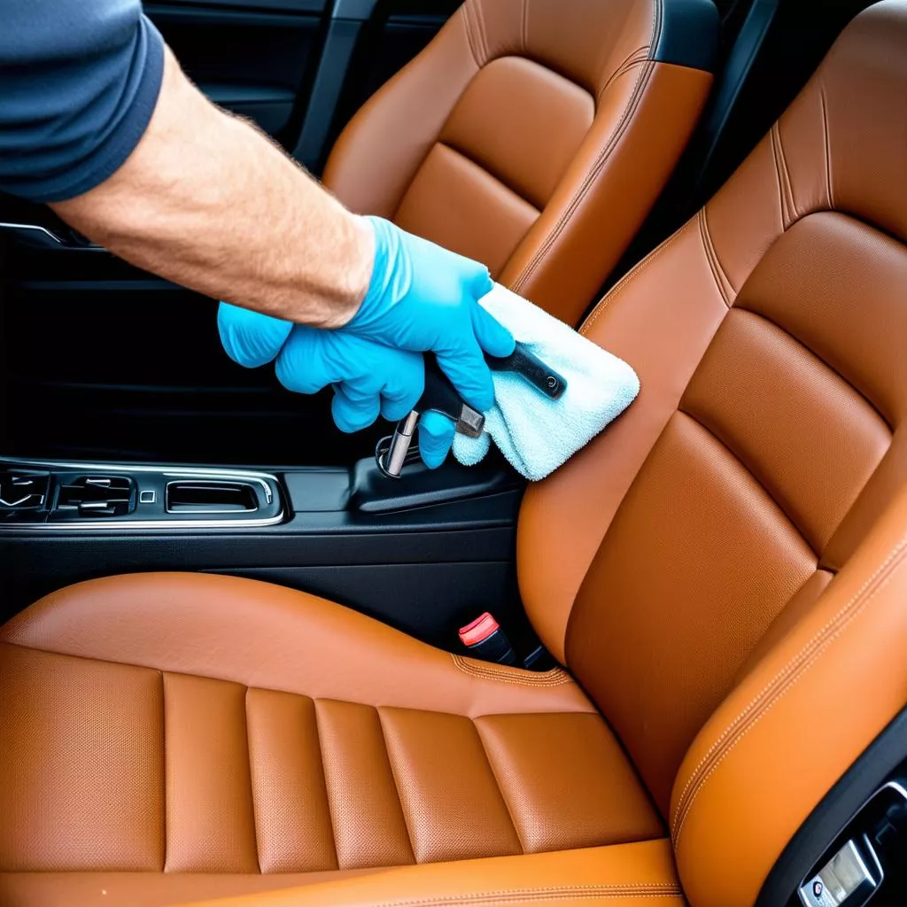 Vệ Sinh Ghế Da Xe Ô Tô: Giữ Cho Xế Yêu Luôn Sáng Bóng