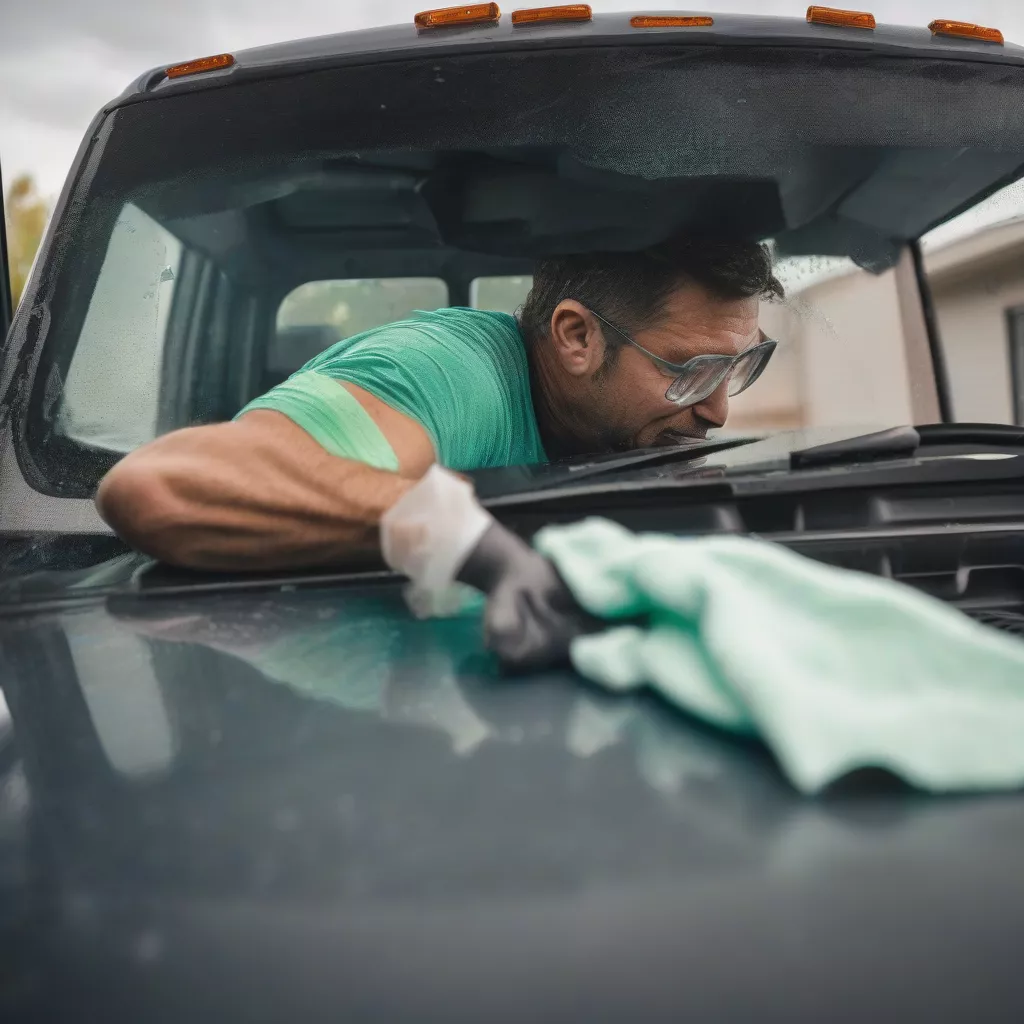 Vệ sinh kính ô tô