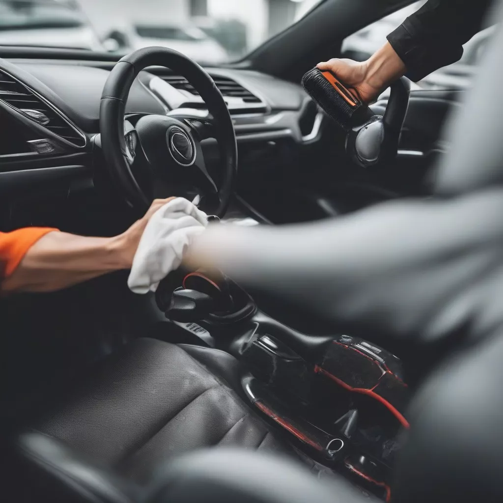 Vệ sinh nội thất ô tô