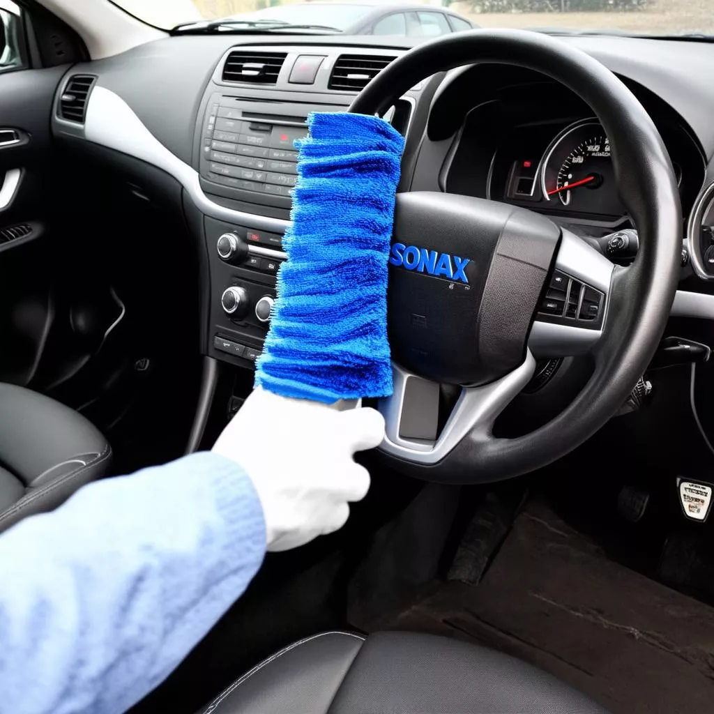 Vệ sinh nội thất ô tô Sonax