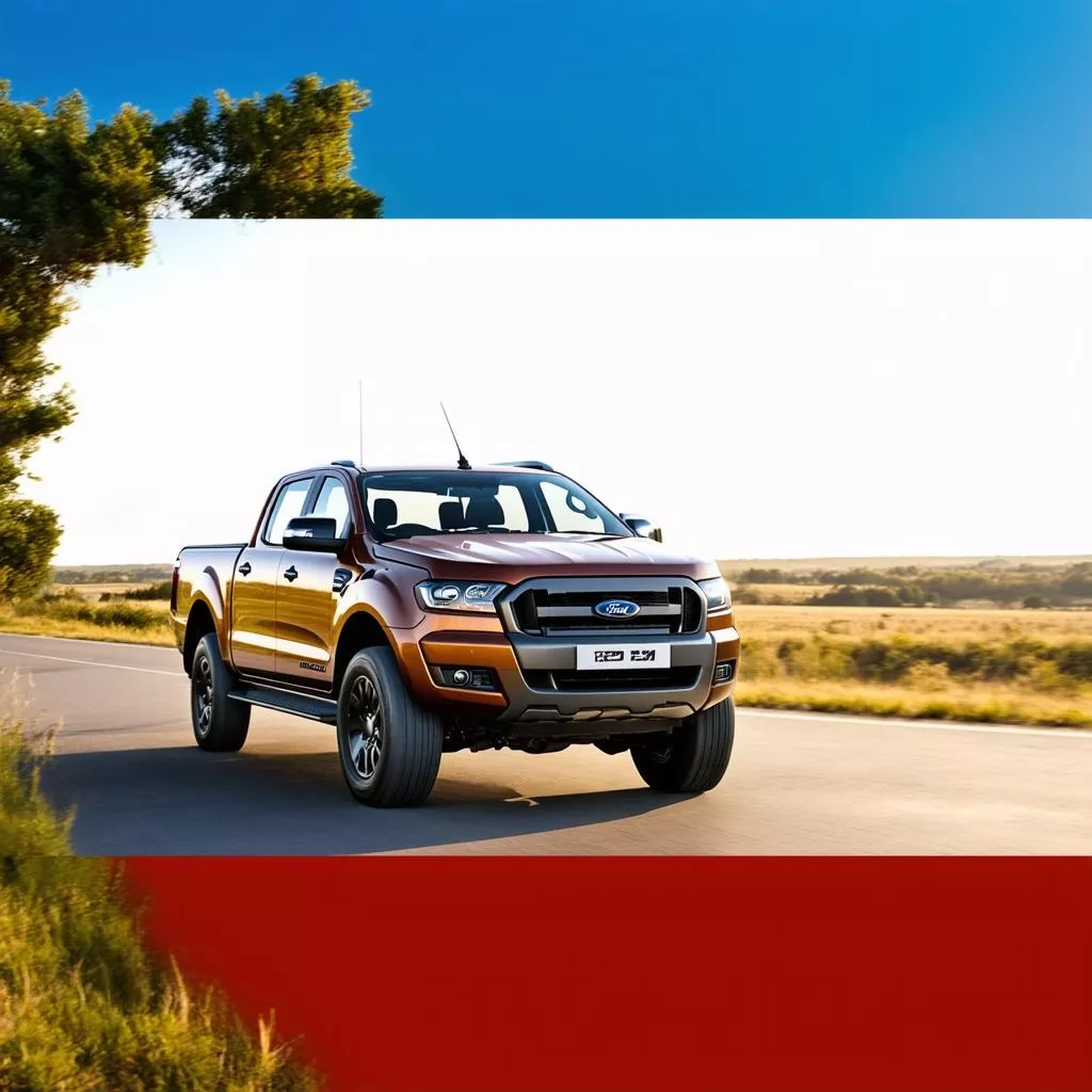 Vẽ Xe Bán Tải Ford Ranger