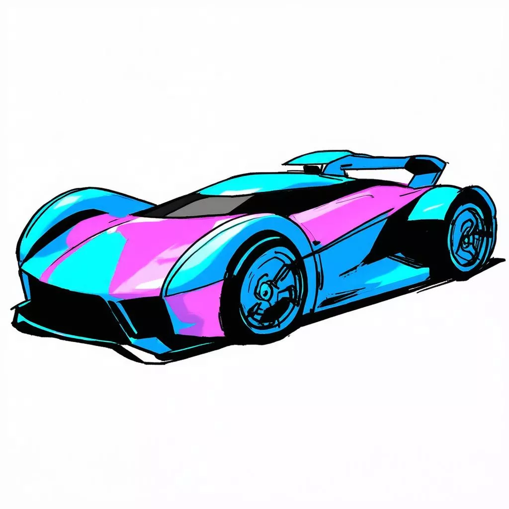 Khơi Nguồn Sáng Tạo: Vẽ Xe Ô Tô Ước Mơ