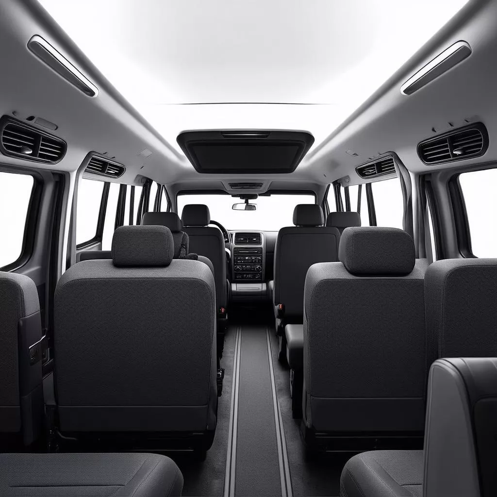 Modern 12-seater van