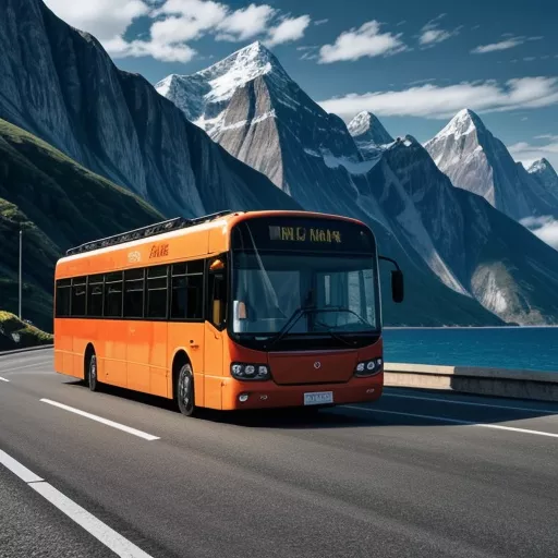 Xe 29 chỗ di chuyển trên đường