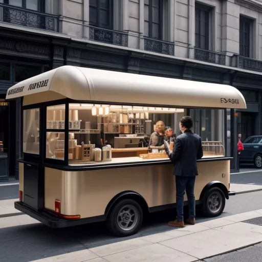 A mobile coffee cart in Vietnam.
