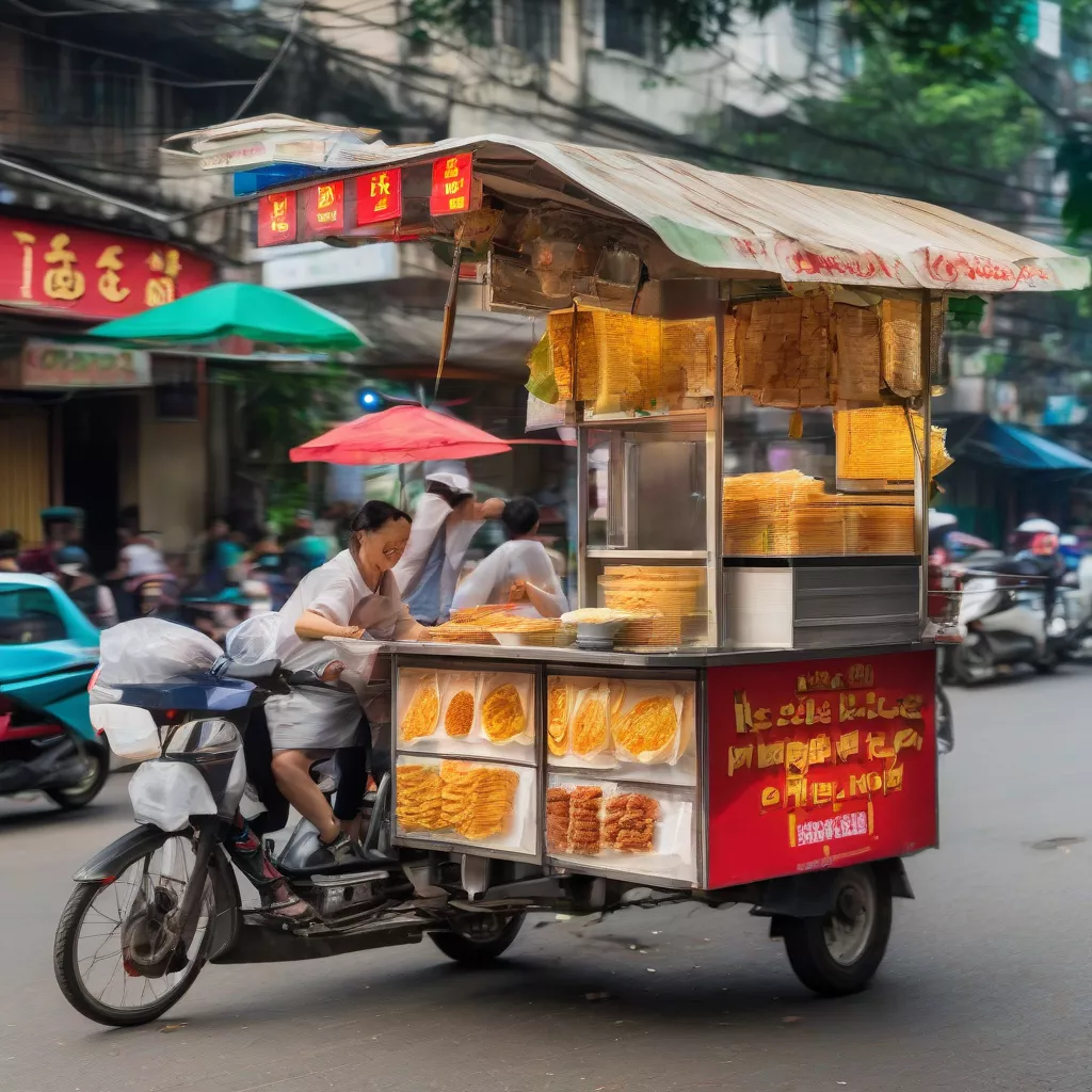 小型油炸小吃车