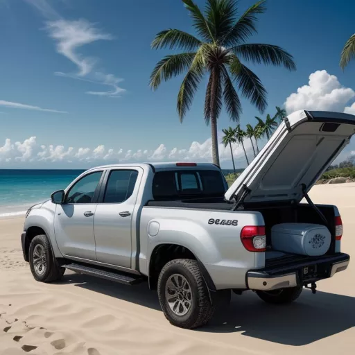 7-seater Toyota Hilux pickup truck