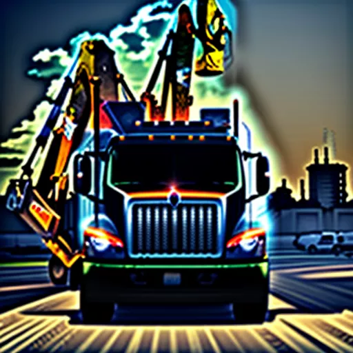 1997 15-ton dump truck at a construction site