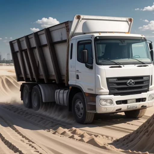 Scarico materiali da costruzione da un cassone ribaltabile Chiến Thắng 1T2 - CT1.2TD1