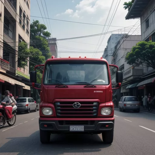 하노이 5.5톤 chiến승 덤프트럭