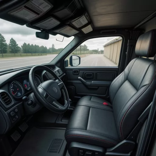 Xe ben Cửu Long TMT 7T7 - KC9677D nội thất