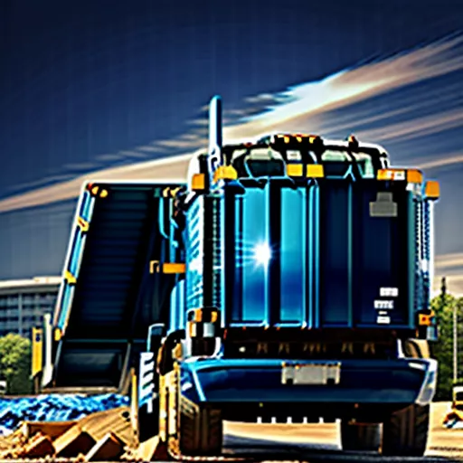 New Hyundai dump truck