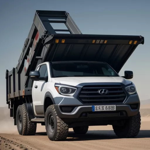 Camião basculante Hyundai New Mighty 7 toneladas 2017 motor durável