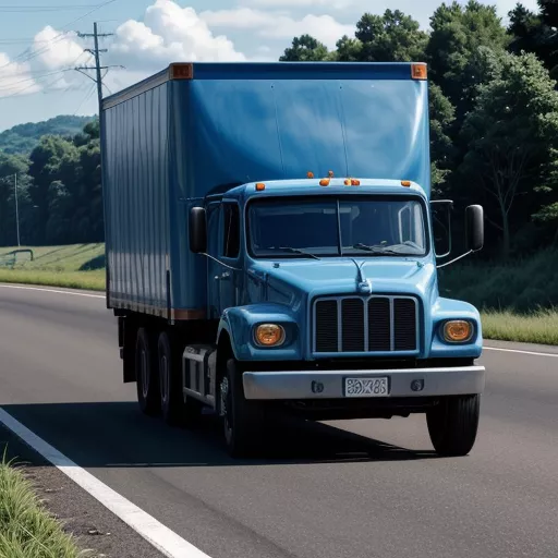 Blue Teraco Tera 100 Dump Truck