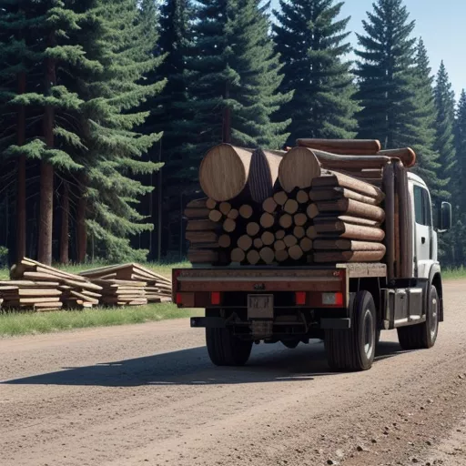 Trường Giang 8T2 DFM TD8,5YC4X4 4x4 Dump Truck carrying a heavy load