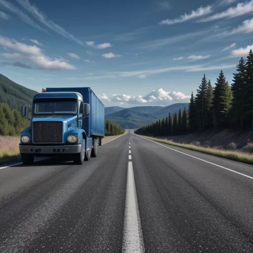 蓝色解放J6F轻卡