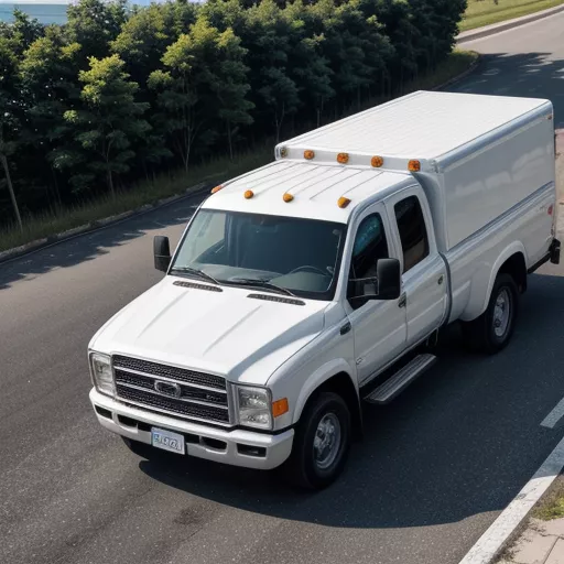 Truong Giang 7.8 Ton 4x4 Dump Truck with square cargo bed