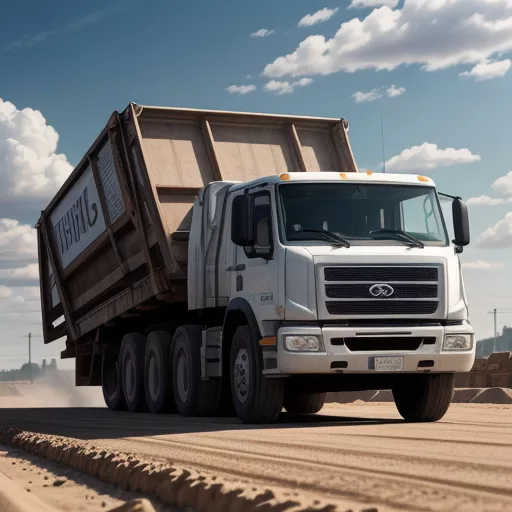 白色东风锐铃VB350 3.5吨自卸车