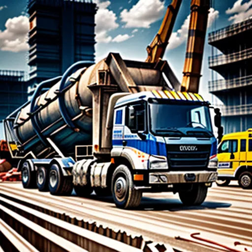 Xe bồn bê tông - "Vua thép" thách thức mọi công trường