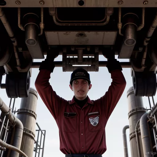 Chenglong 22m³ fuel tanker truck undergoing technical inspection