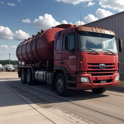 Camion-citerne à carburant CAMC 24m³ en cours de ravitaillement en carburant