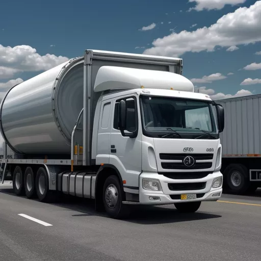 FAW 10.5cbm fuel tanker truck parked at a depot