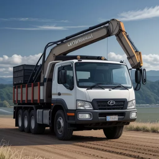 Hyundai HD210 Truck with Unic URV554 Crane: Power & Performance