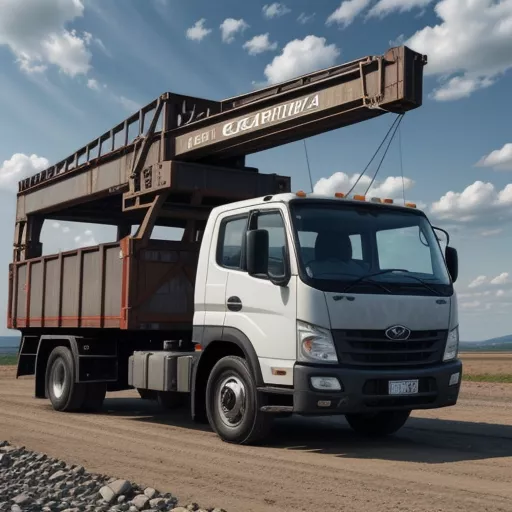 Hyundai HD210 Crane in Operation