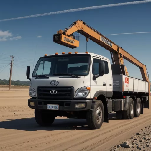 Autocarro con Gru Hyundai HD800 7T Unic URV344 3T