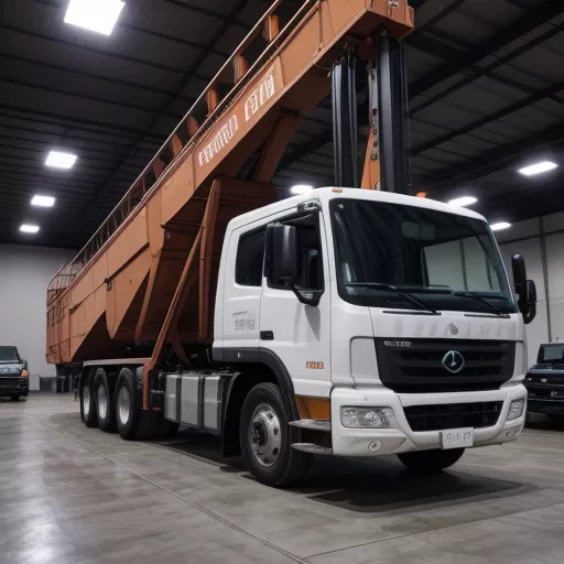 Xe cẩu Tadano được trưng bày tại showroom