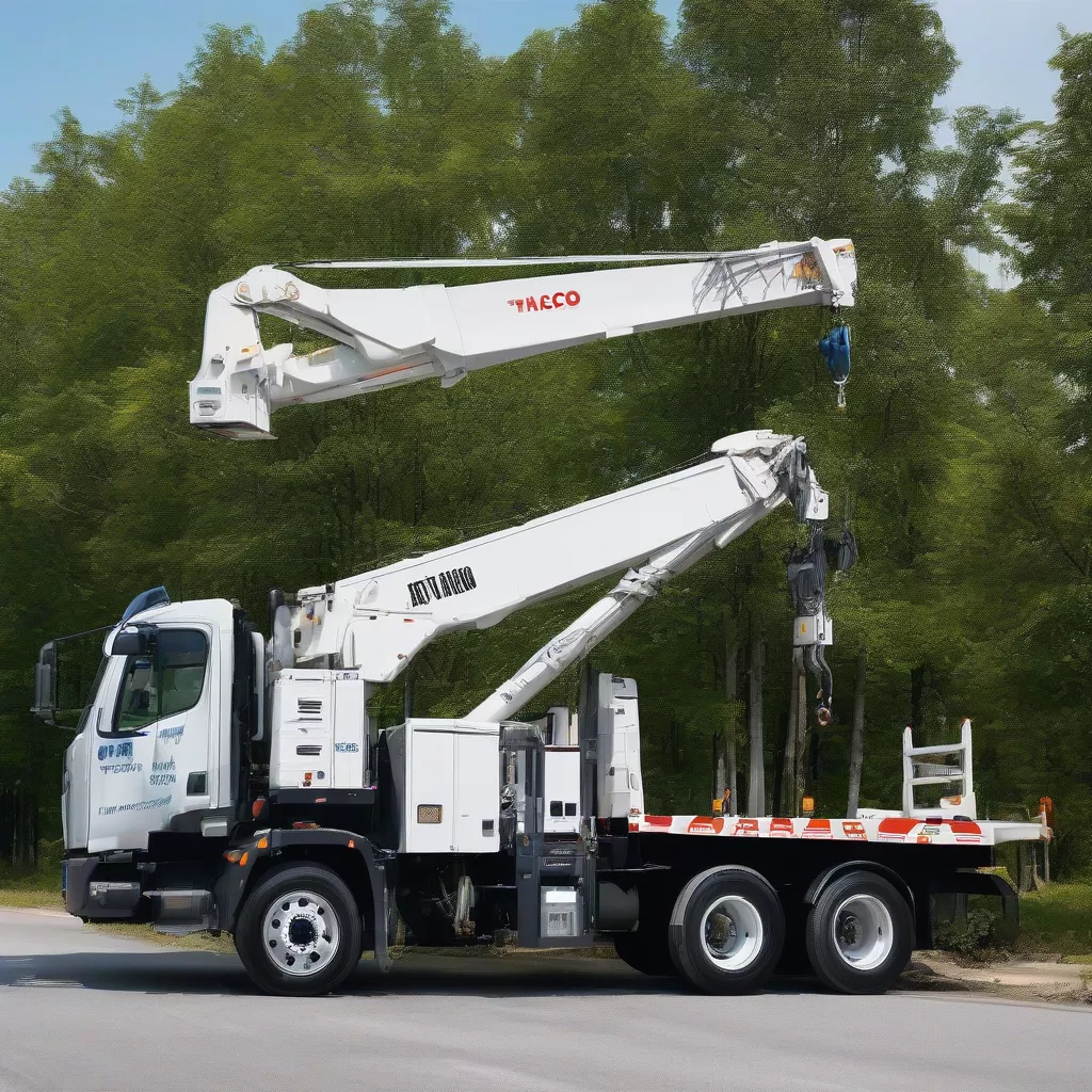 Thaco Auman C300B: 11t Kranwagen mit Kanglim KS2605