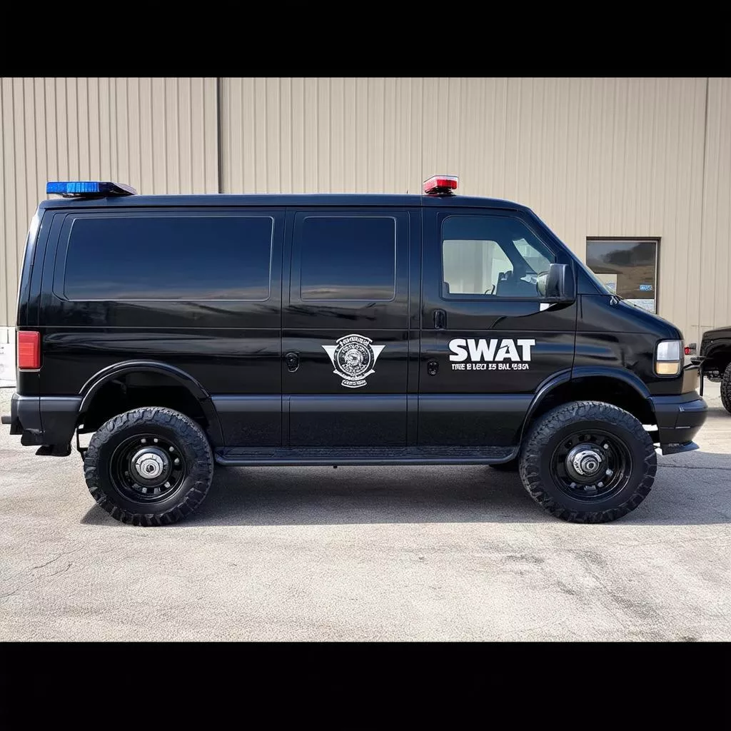 Black Counter-Terrorism Vehicle