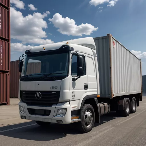 Reliable used container truck