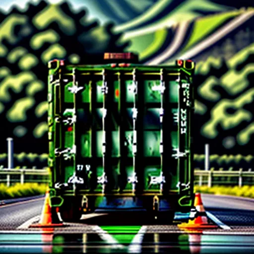 हरा कंटेनर ट्रक