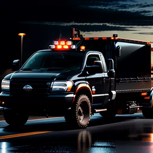Modern tow truck