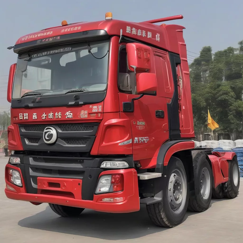 Chenglong 270 tractor truck with eye-catching paint