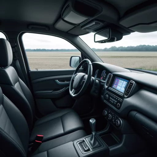 Interni della motrice JAC Gallop 4x2