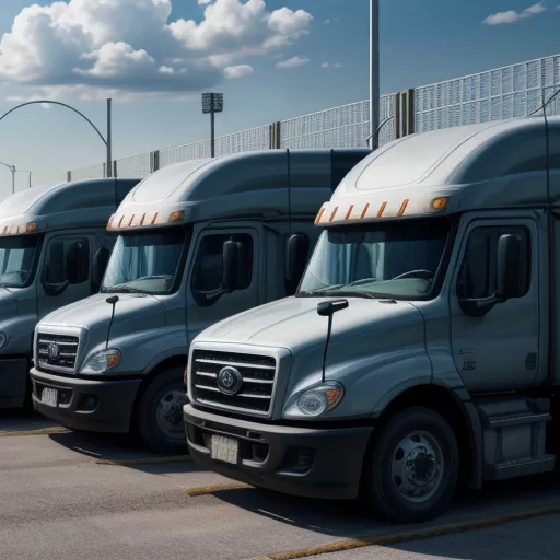 Xe đầu kéo JAC tại công ty vận tải