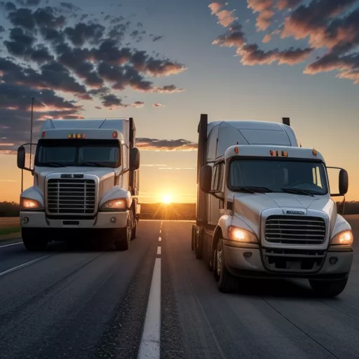 미국산 트랙터: 강력하고 위풍당당한 도로의 제왕