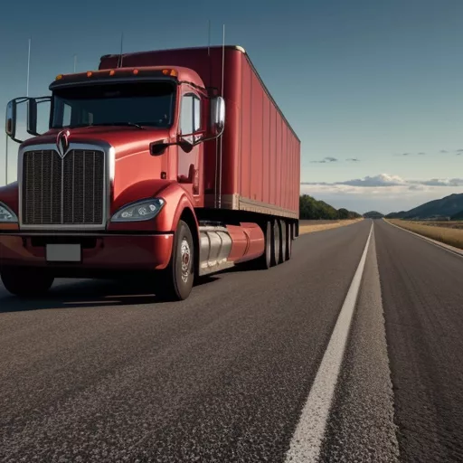 Truk Amerika dengan bumper baru