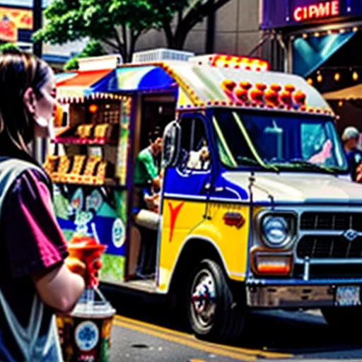 Xe Đồ Ăn Đông Khách