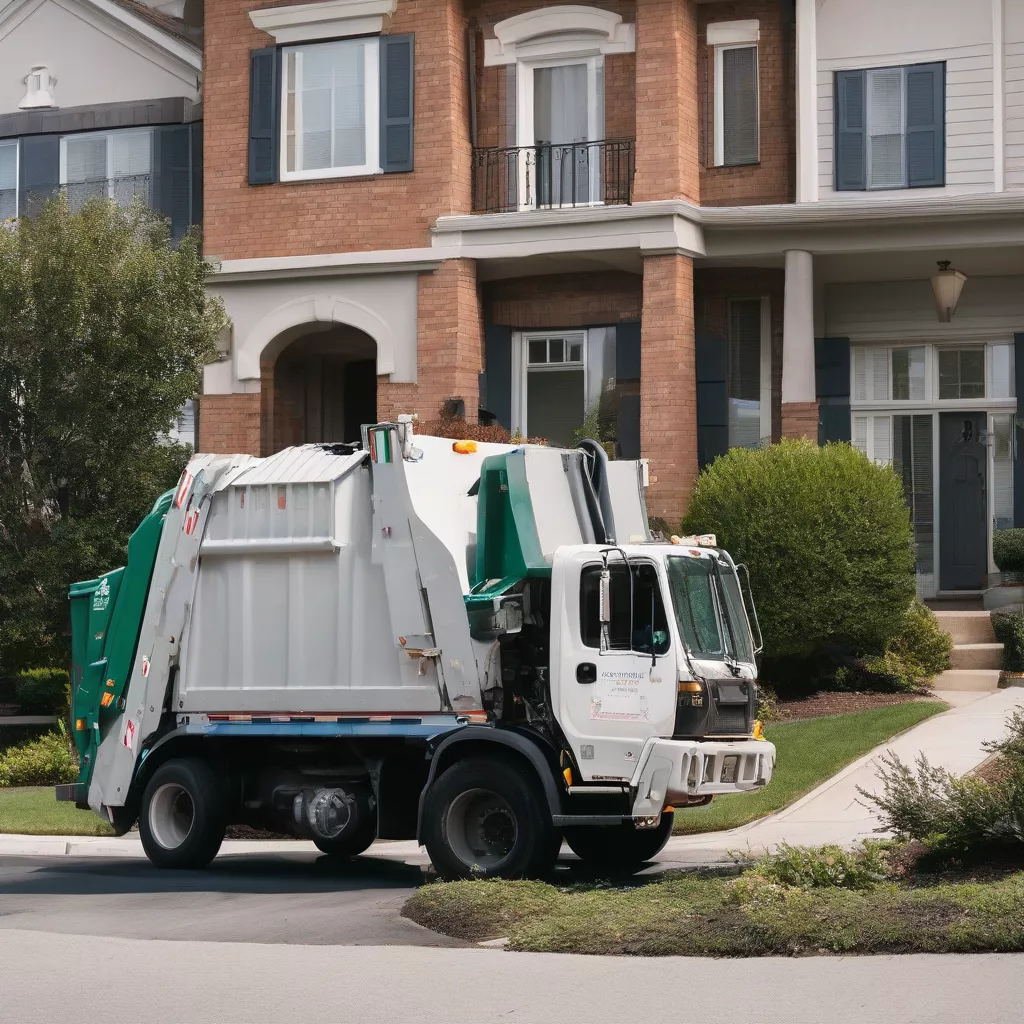Garbage truck from Nha Trang Truck Company